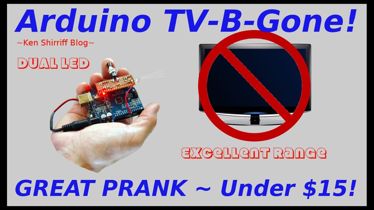 How To Make ARDUINO TV-B-Gone