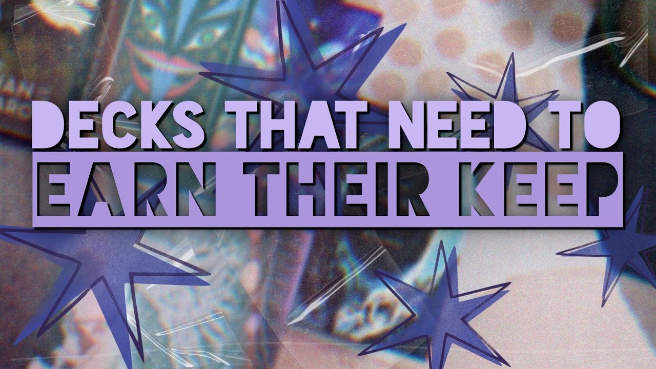 Tarot decks that haven't quite proved themselves (I'm ashamed of some of these 😅)
