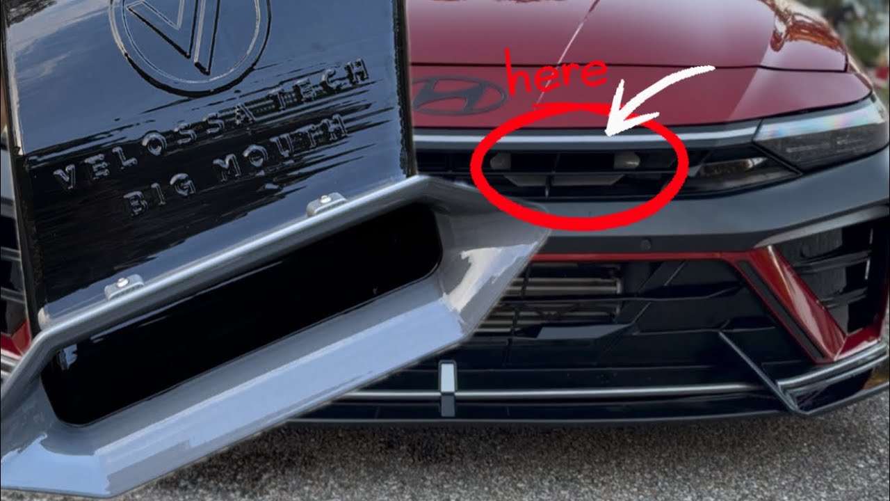 24&rsquo; Elantra N Velossa Tech Big Mouth Installation Tips (Dremel/Rotary Option)