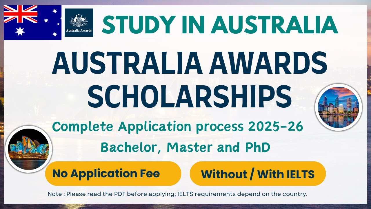 Australia Awards Scholarships Admission Process 2025 | Fully Funded Scholarship | No Application Fee
