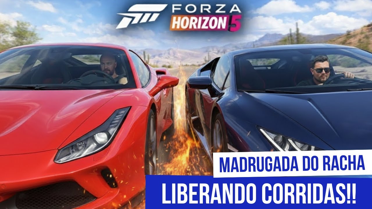 CORRIDAS INSANAS 😱 | FORZA HORIZON 5 AO VIVO!