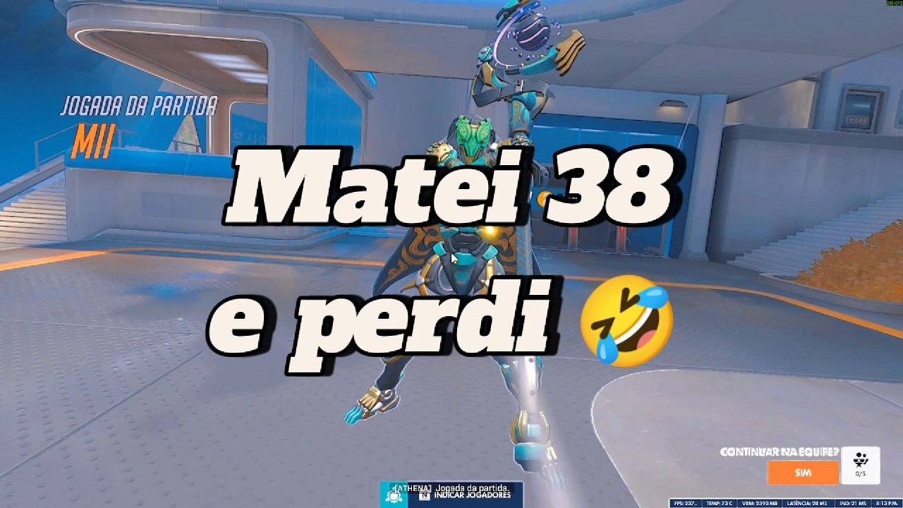 Matei 38 e perdemos porque demorei pra achar um counter do Winston 😥