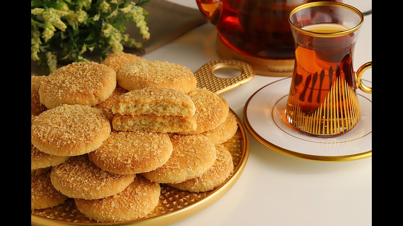 بسكوت ال 10 دقائق بجوز الهند بدون بيض ولا مضرب ولا خلاط هش وخفيف وبكمية وفيرة وبمكونات اقتصادية روعة