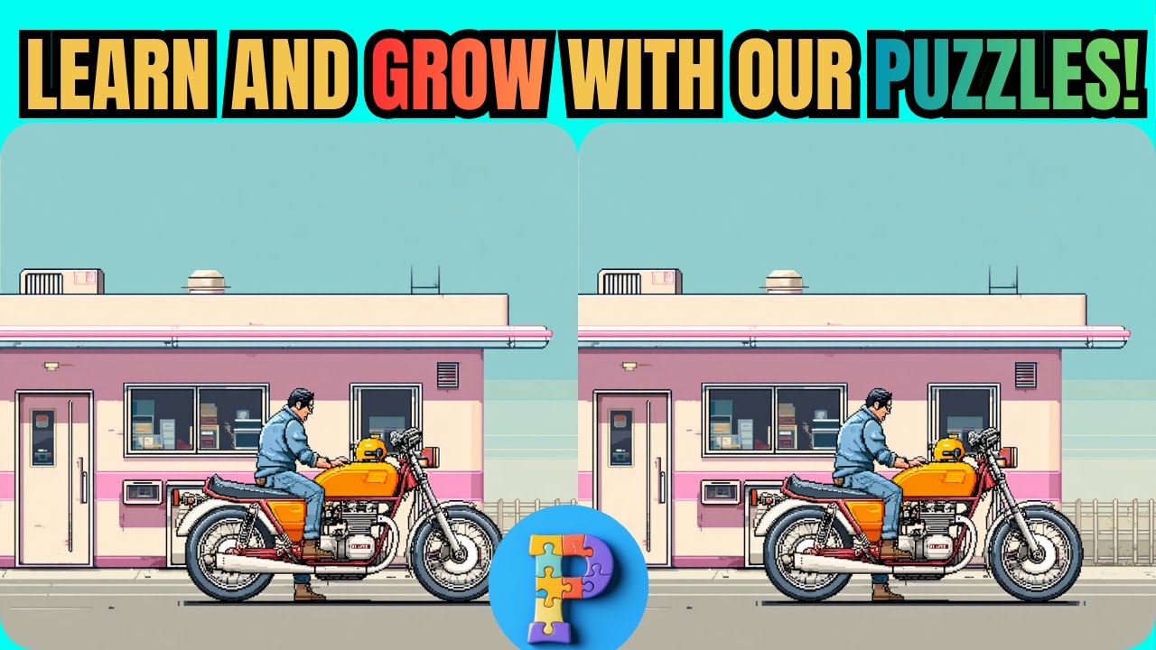 Learn And Grow With This! 🧩Spot The Difference!🧩 Can you find all five?