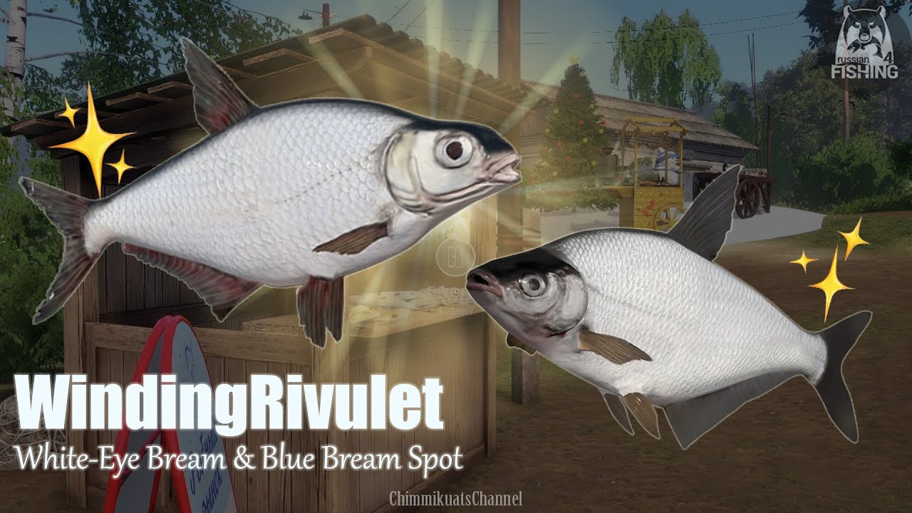 (RussianFishing4) Winding Rivulet White-Eye Bream & Blue Bream Spot