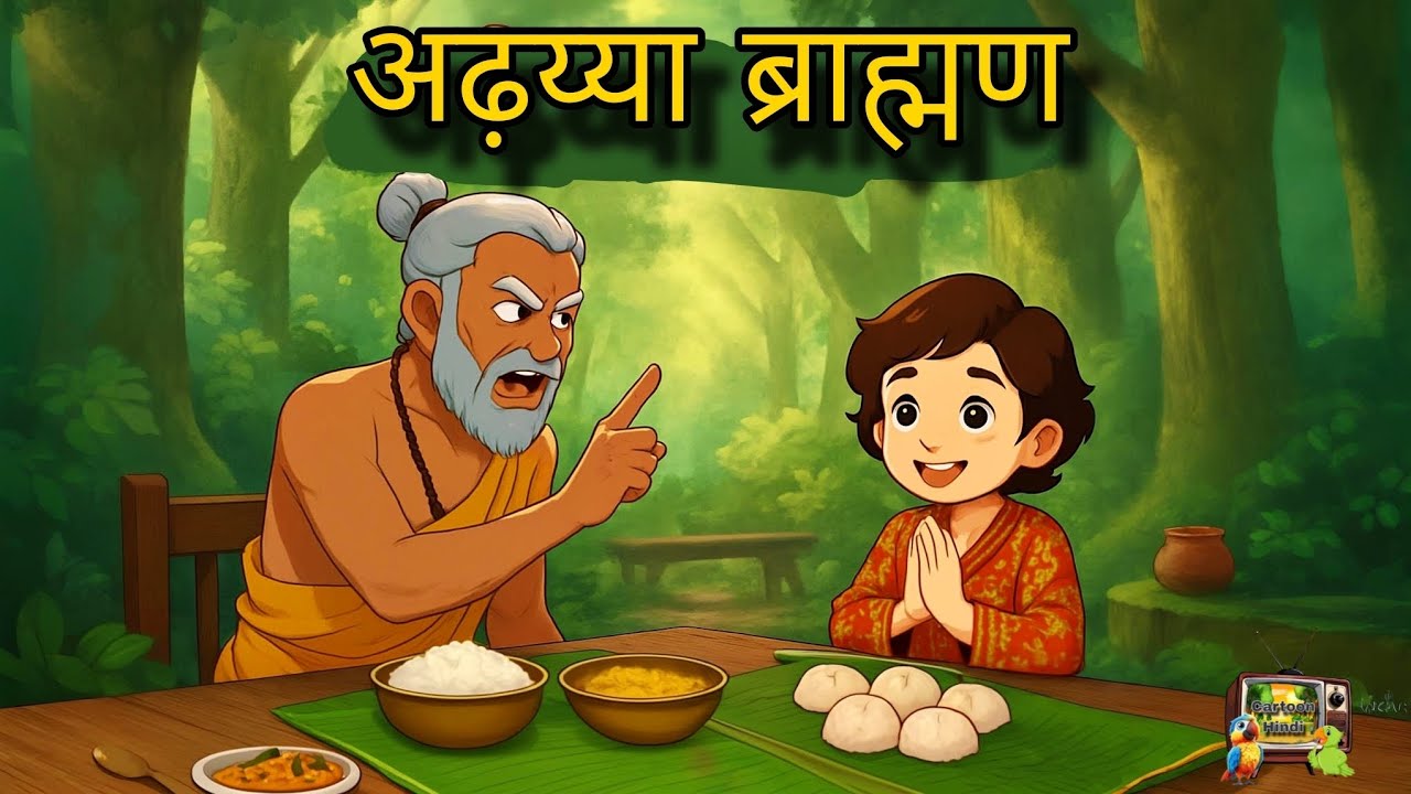 अढय्या ब्राह्मण । Moral stories Hindi - Bedtime Stories Fairy Tales I CartoonHindi 