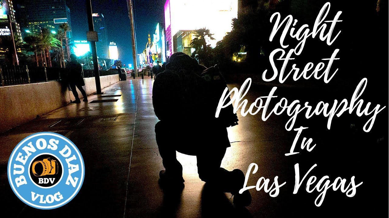 Night Street Photography In Las Vegas