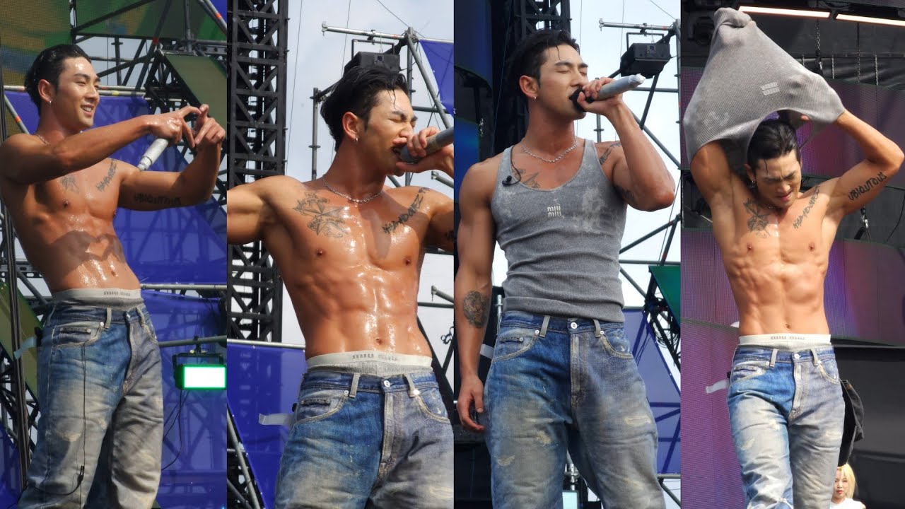 240705 백호 강동호 워터밤 2024 wet&wild savier & no rules & feels & 엘리베이터