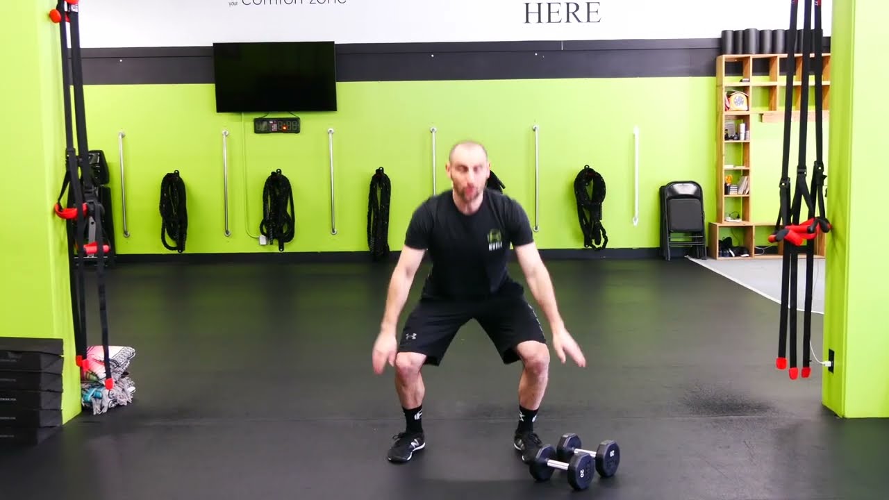 Group Fitness Boise I Pause Jump Squat Demonstration I Kvell Fitness and Nutrition
