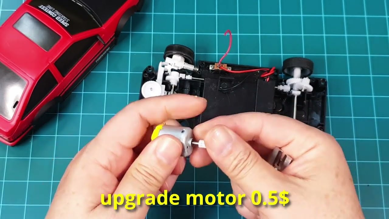 how to upgrade toy cars, The steering is powered by a pulse.