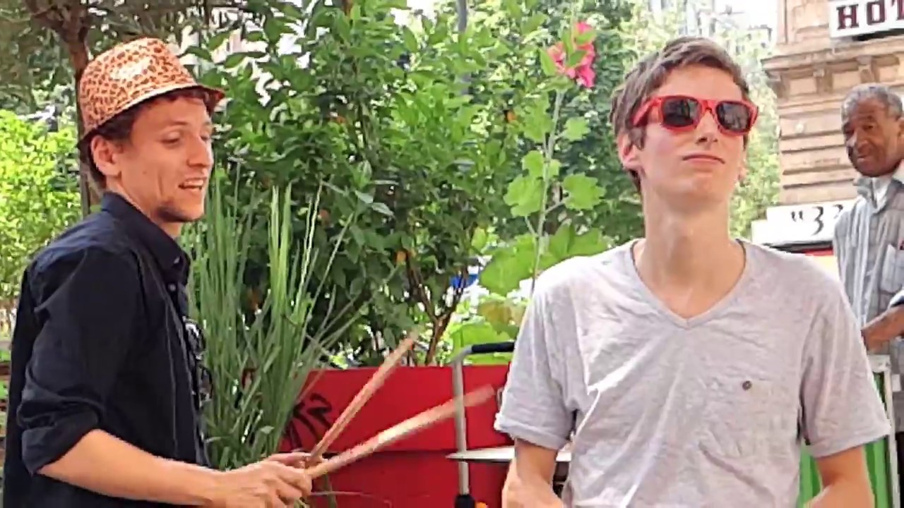 Bastien Brison (keytar) &  Philippe Maniez (drums) improv @ F&ecirc;te de la Musique Paris 2017