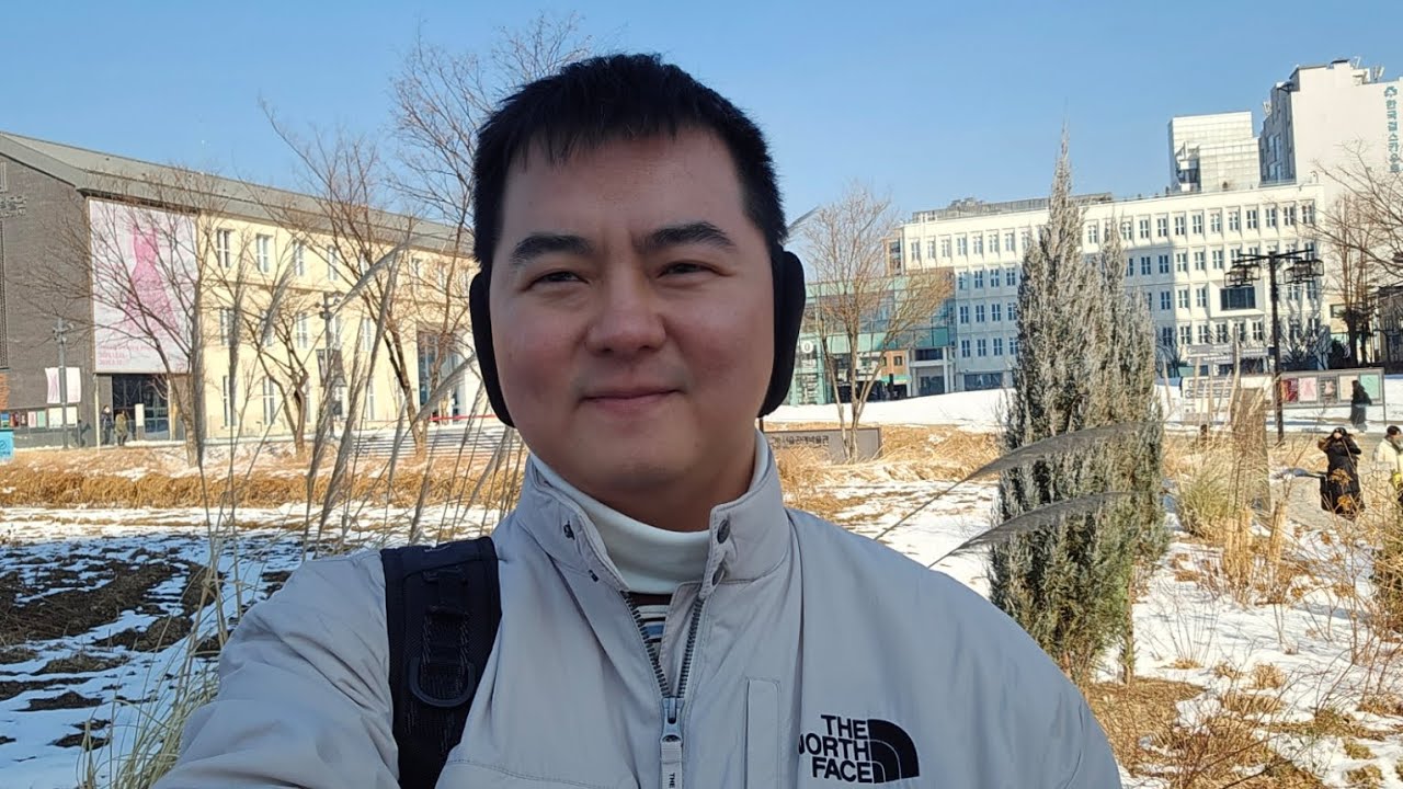 irl korea: white snow