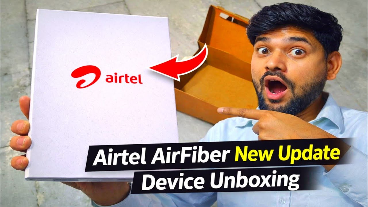 Airtel AirFiber Outdoor Indore Device Unboxing || New Updated Version 2026 🚀 