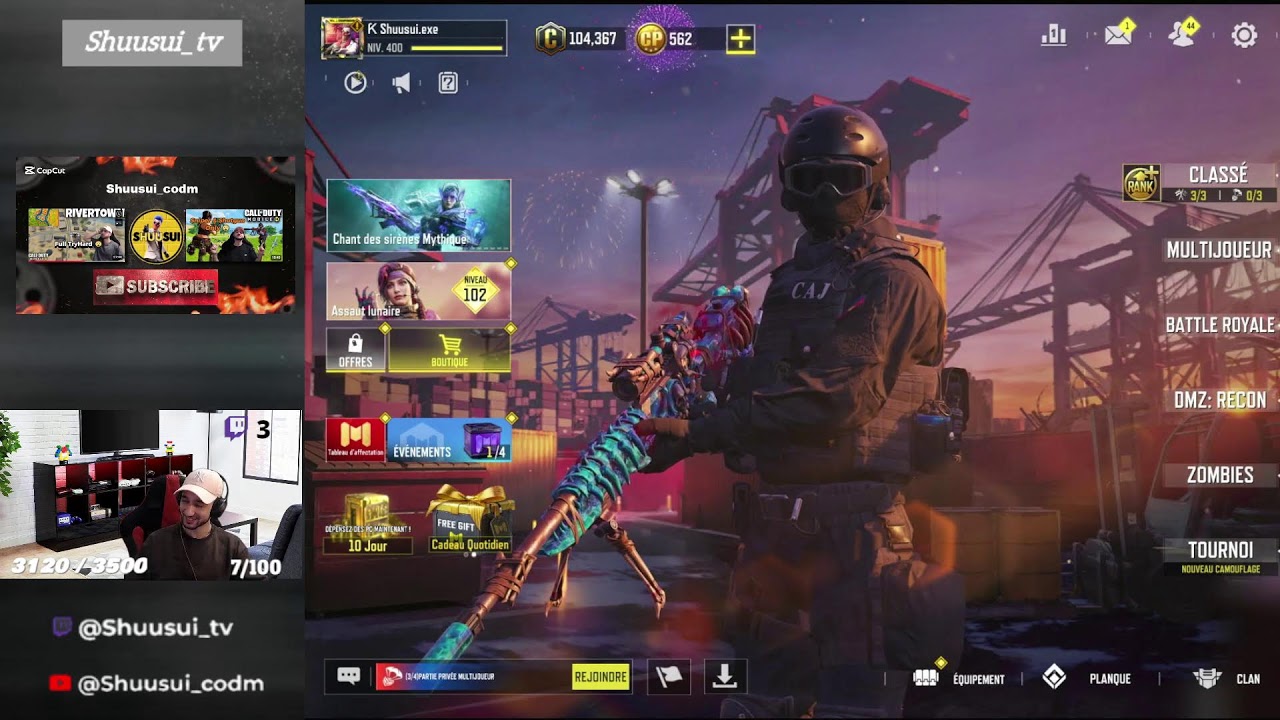 Pro Gameplay call of duty mobile !  !Youtube !Discord #callofdutymobile