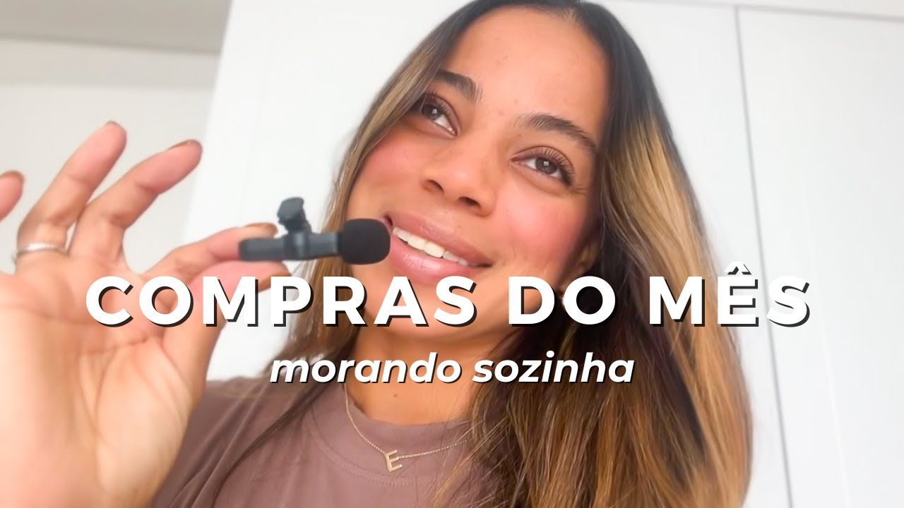 Compras do mês morando sozinha 🛒: aprendizados, ajustes na lista, organizando as compras #vlog