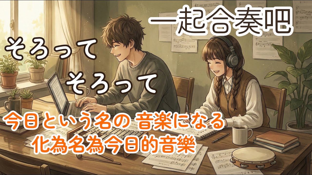 ☘️ 日系晨間暖流 BGM《そろって、そろって・一起合奏吧》今日という名の 音楽になる・化為名為今日的音樂｜豎屏中字
