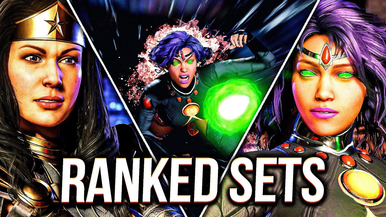 Injustice 2 Online - Starfire & Wonder Woman - Using Blackfire Epic Gear Combination