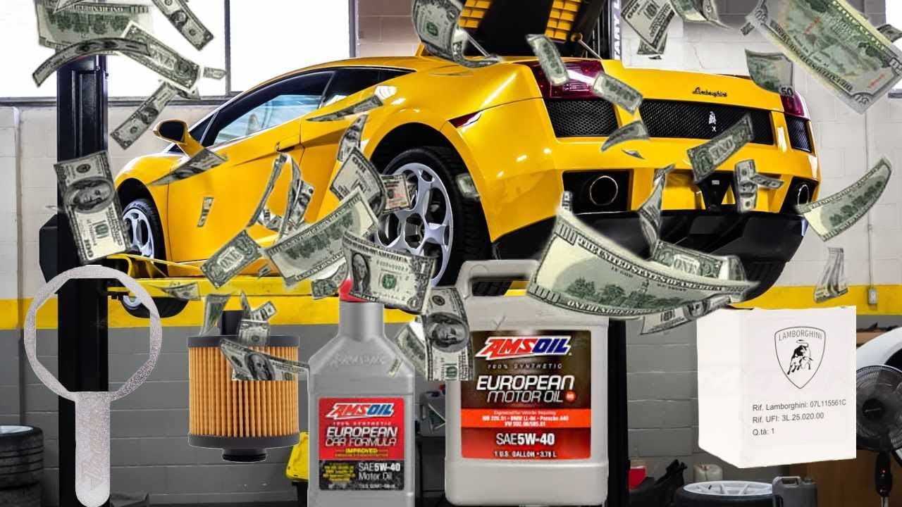How Much Does a Lamborghini Oil Change Cost @Lamborghini Gallardo Oil change