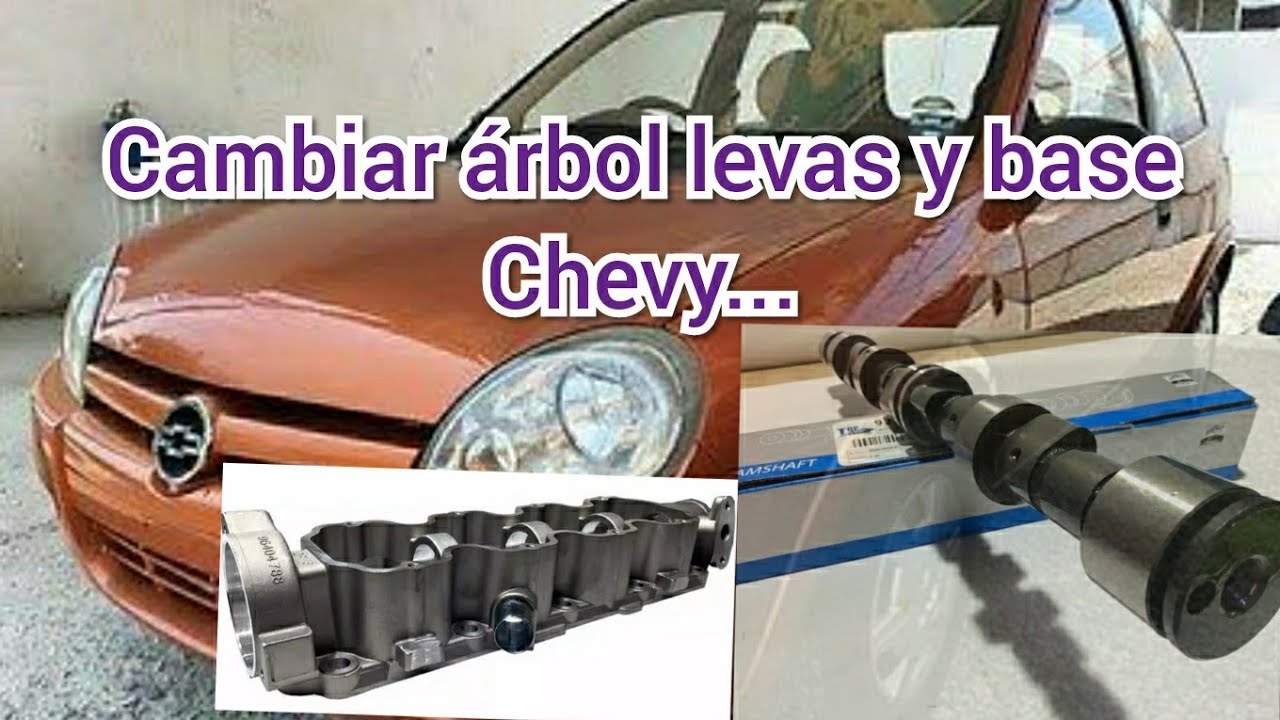 Cambiar árbol de levas y base (Porta árbol).