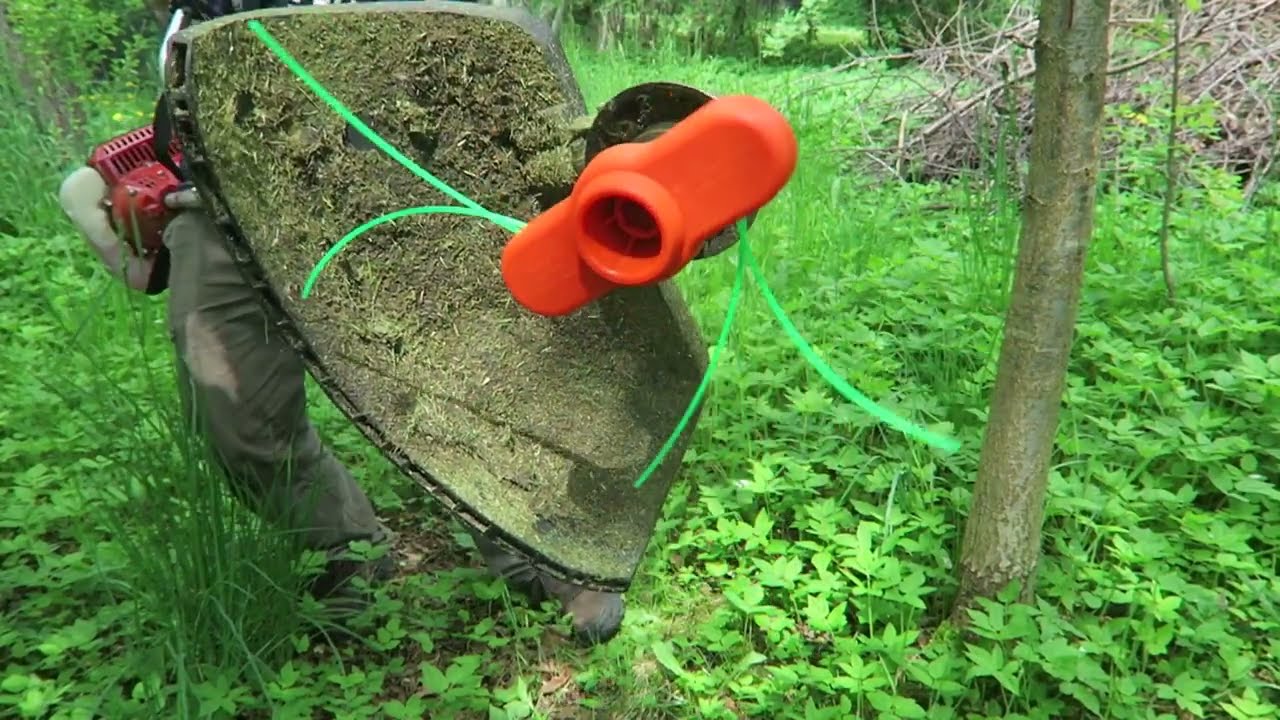 Dwuramienna głowica do zarośli do kosy spalinowej TEST koszenie trawy i zarośli