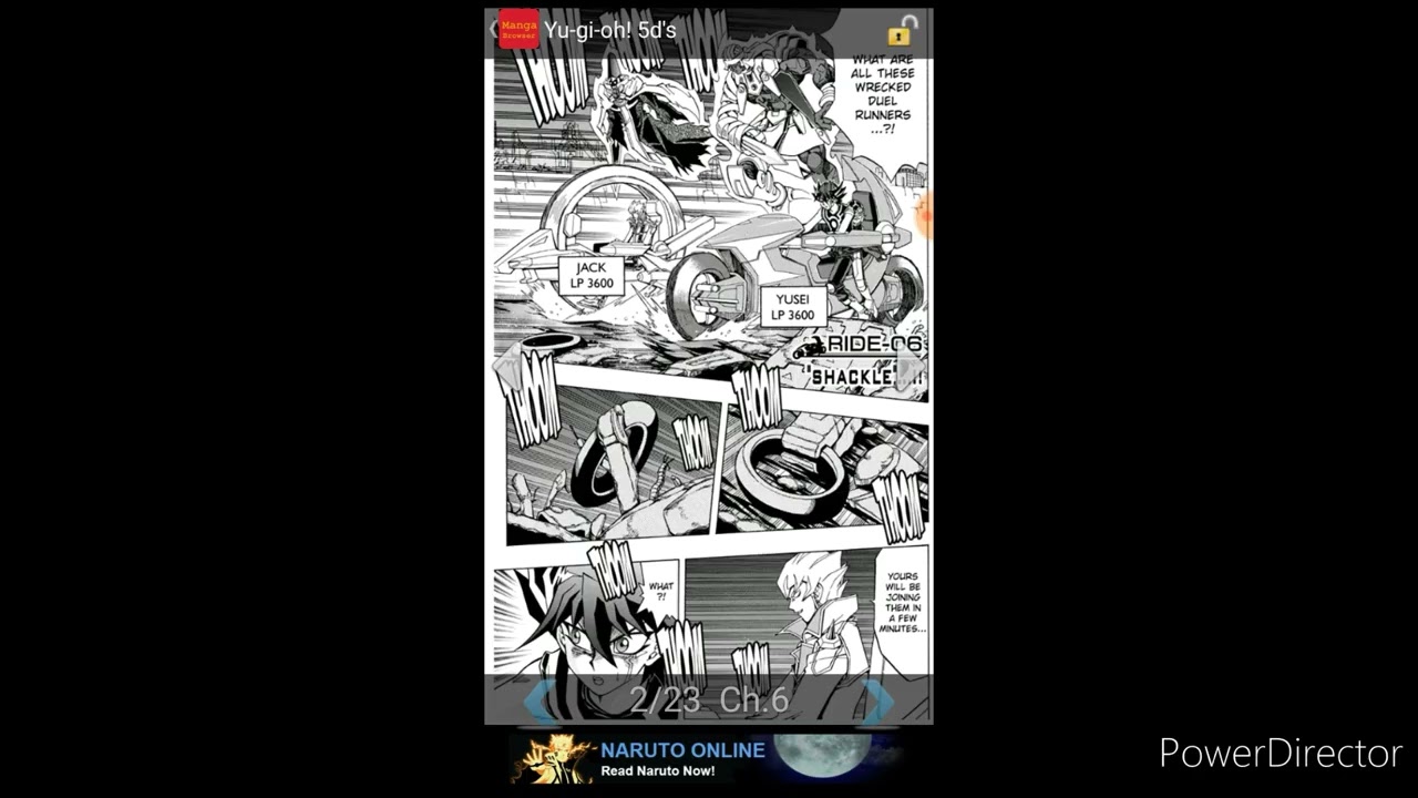 Jack vs Yusei first duel Yu-Gi-Oh! 5Ds manga duel manga dub