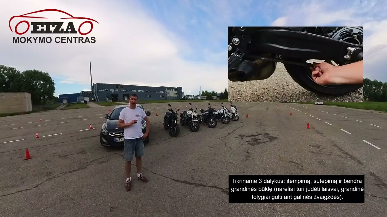 A kategorijos klausimai per egzaminą Regitroje