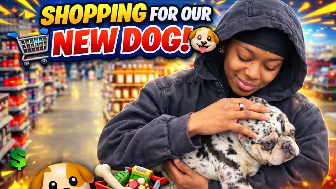WE GOT A NEW DOG!!!!! Shopping vlog 🛍️🛒 we got her toys & stuff 🐶