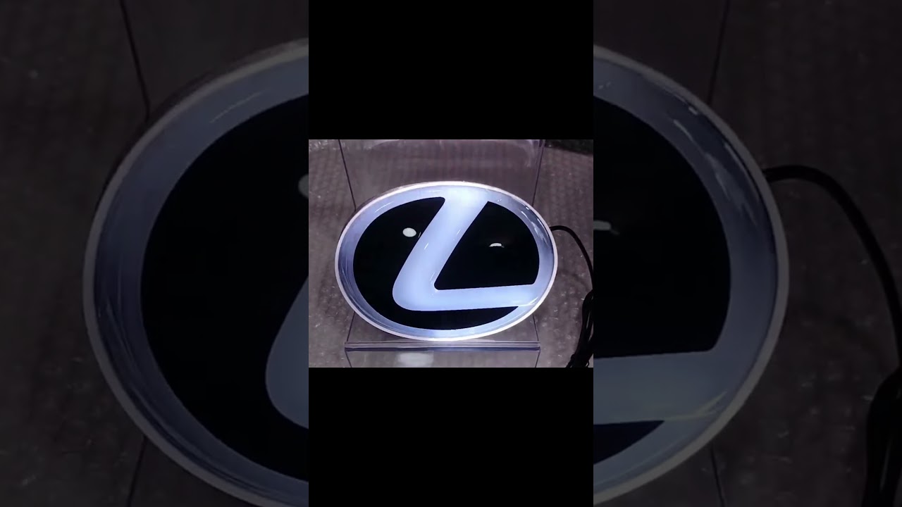 Dynamic illuminated Lexus Emblem