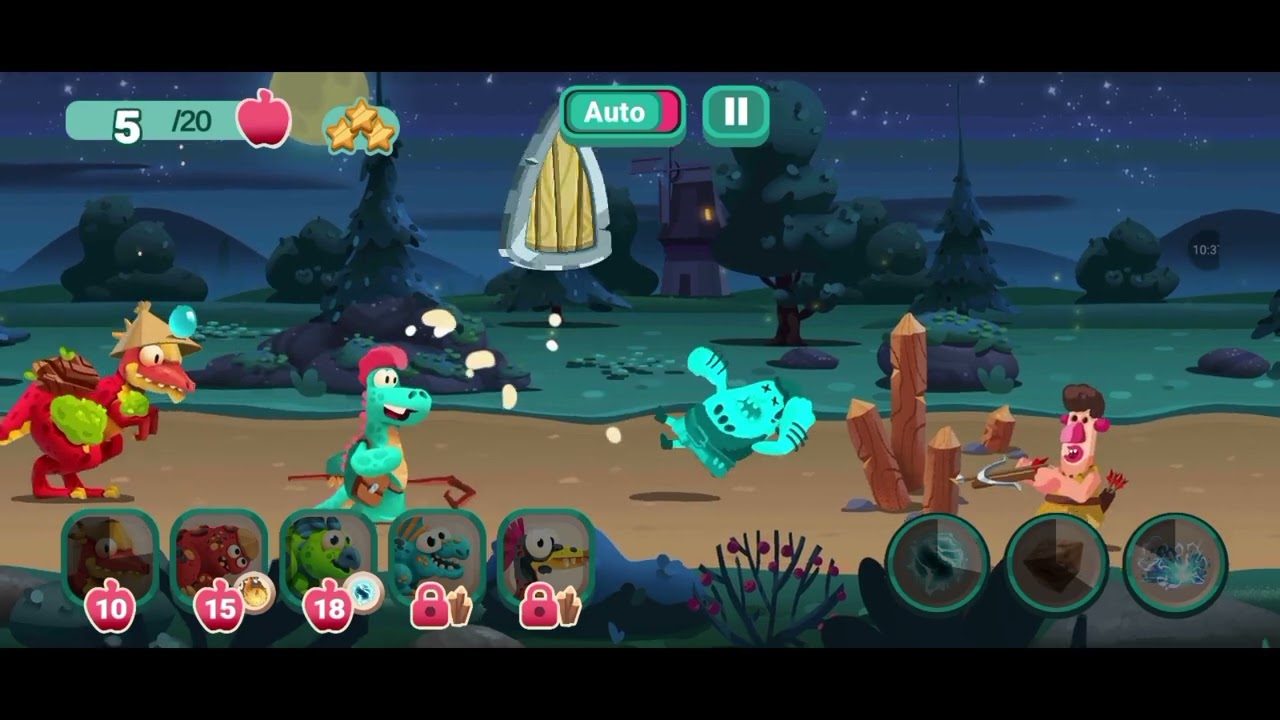 Jogando Dino bash 2 episódio 28 : ganhei a Bomba de raios