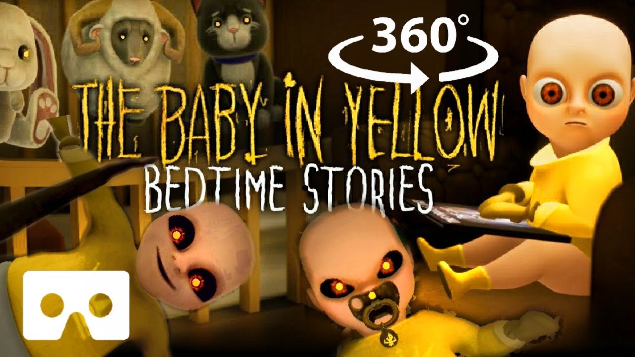 360&deg; СКАЗКИ НА НОЧЬ УЖАСЫ | Малыш в жёлтом в VR