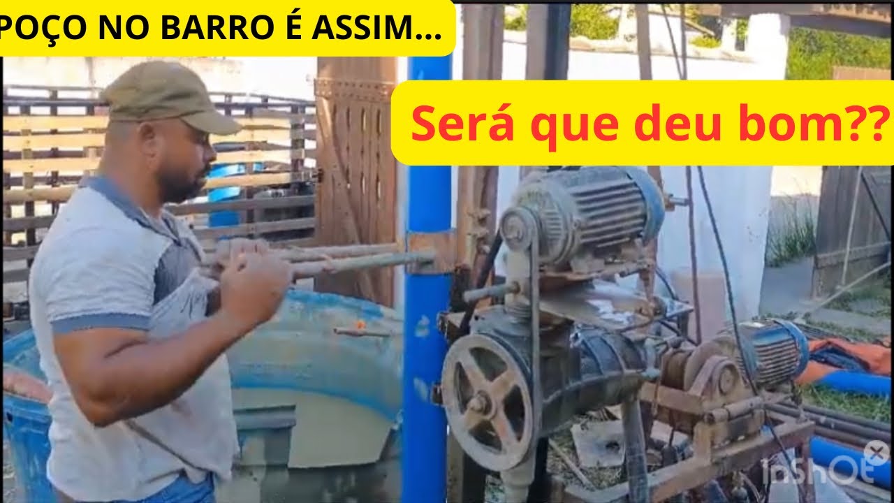 POÇO ARTESIANO DE 25 METROS NO BARRO 💦