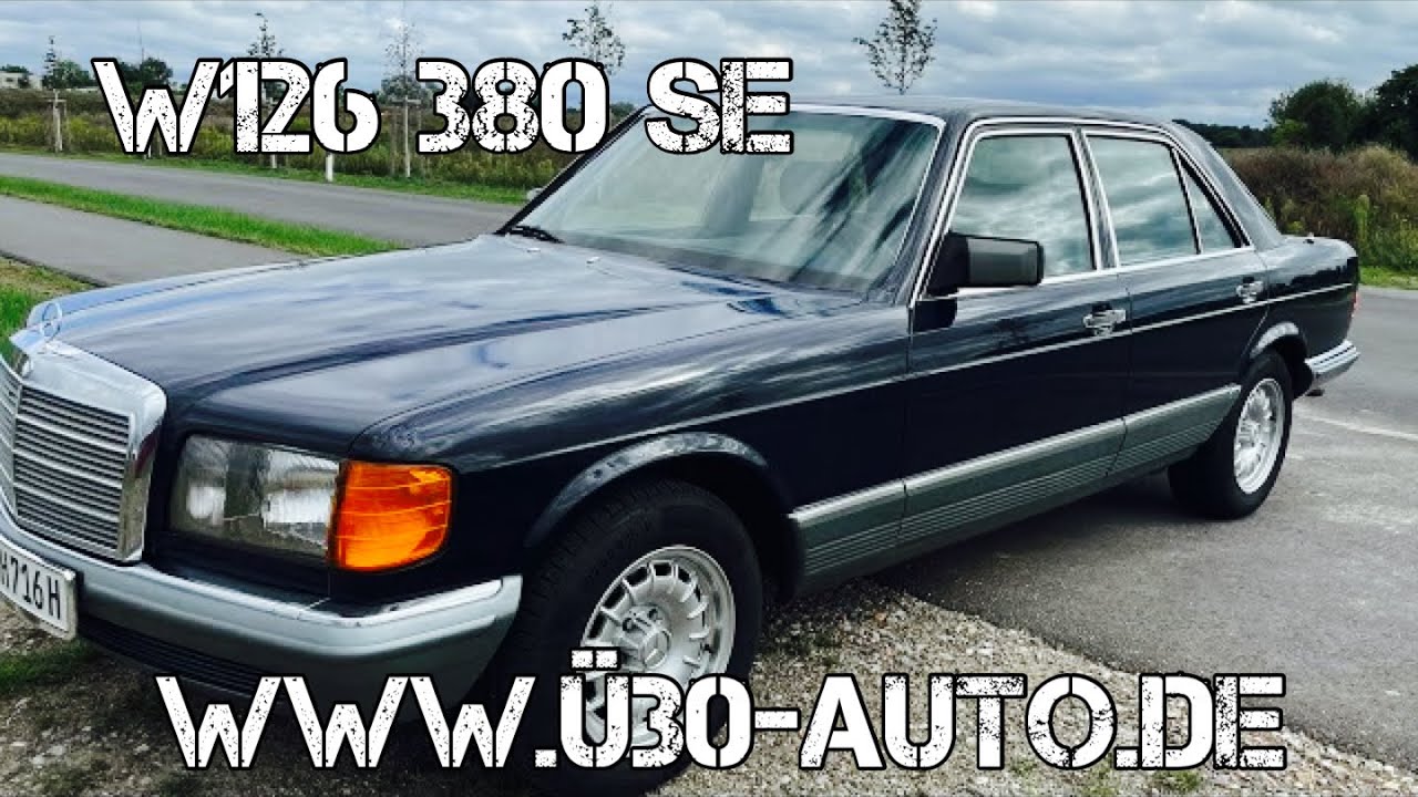 Mercedes Benz W126 280 SE, BJ 1986   Ü30-AUTO.DE
