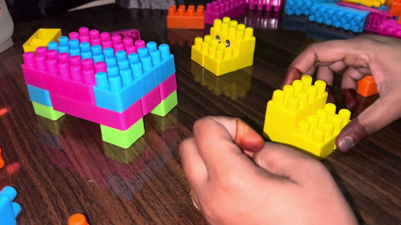 Satisfying DIY Tea Table ASMR #funbuildingblocks #diyfurniture #lego #asmrsounds 