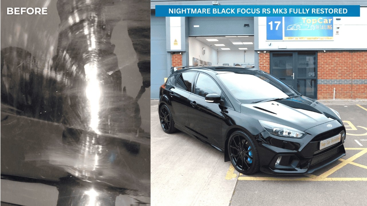 Ford Focus RS |  Restoring A Badly Scratched Car | Paint Correction & Ceramic Coating