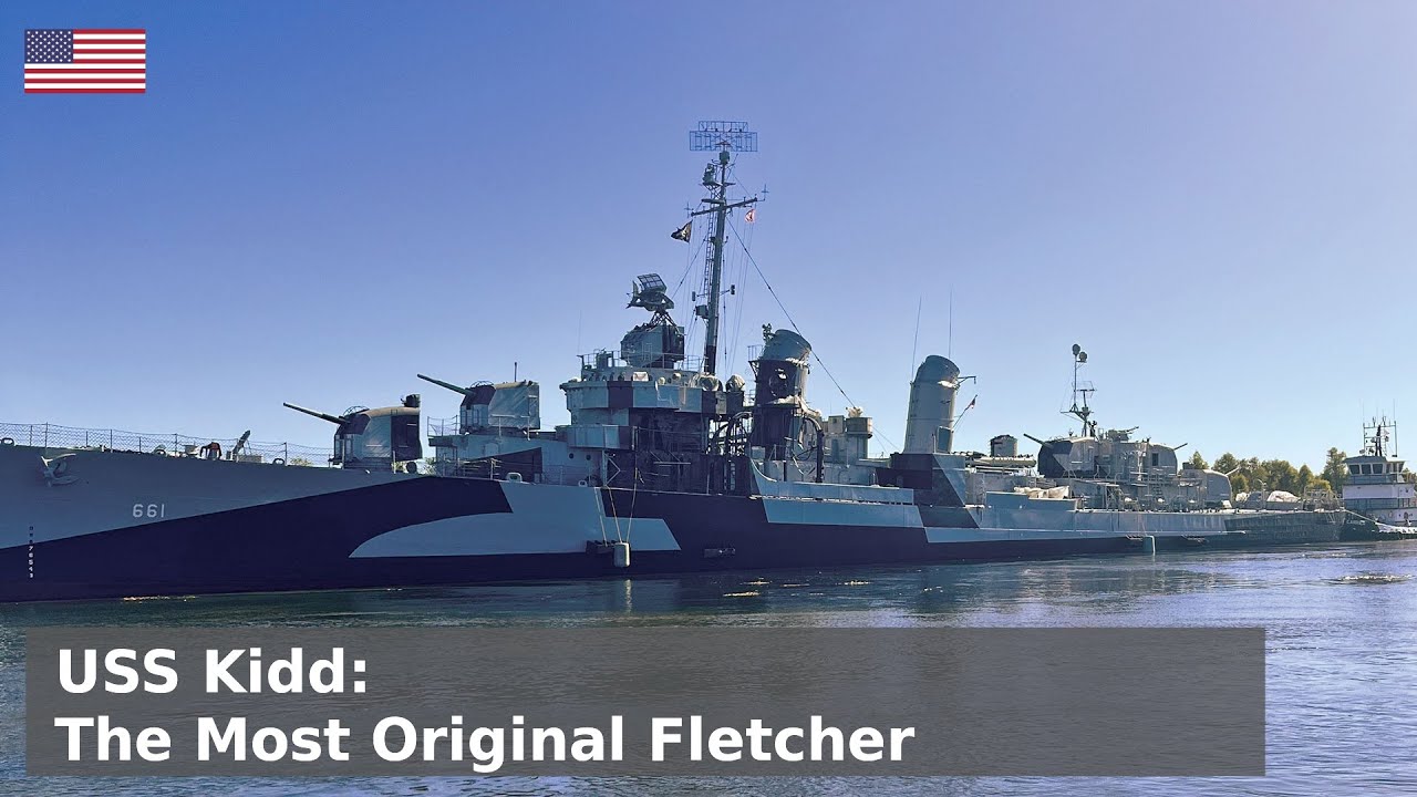 USS Kidd - An Original Condition Fletcher