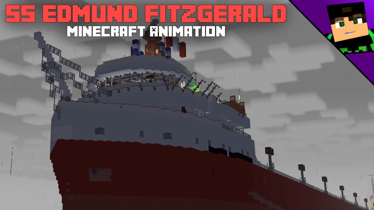 SS Edmund Fitzgerald [Minecraft Animation]