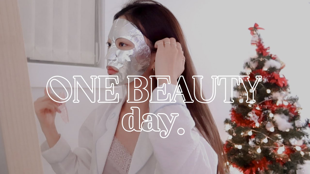 뷰티데이 VLOG 🧚🏻‍♀🤍 (네일, 헤어클리닉, 나이트루틴 홈케어) My First Beauty Day Vlog!