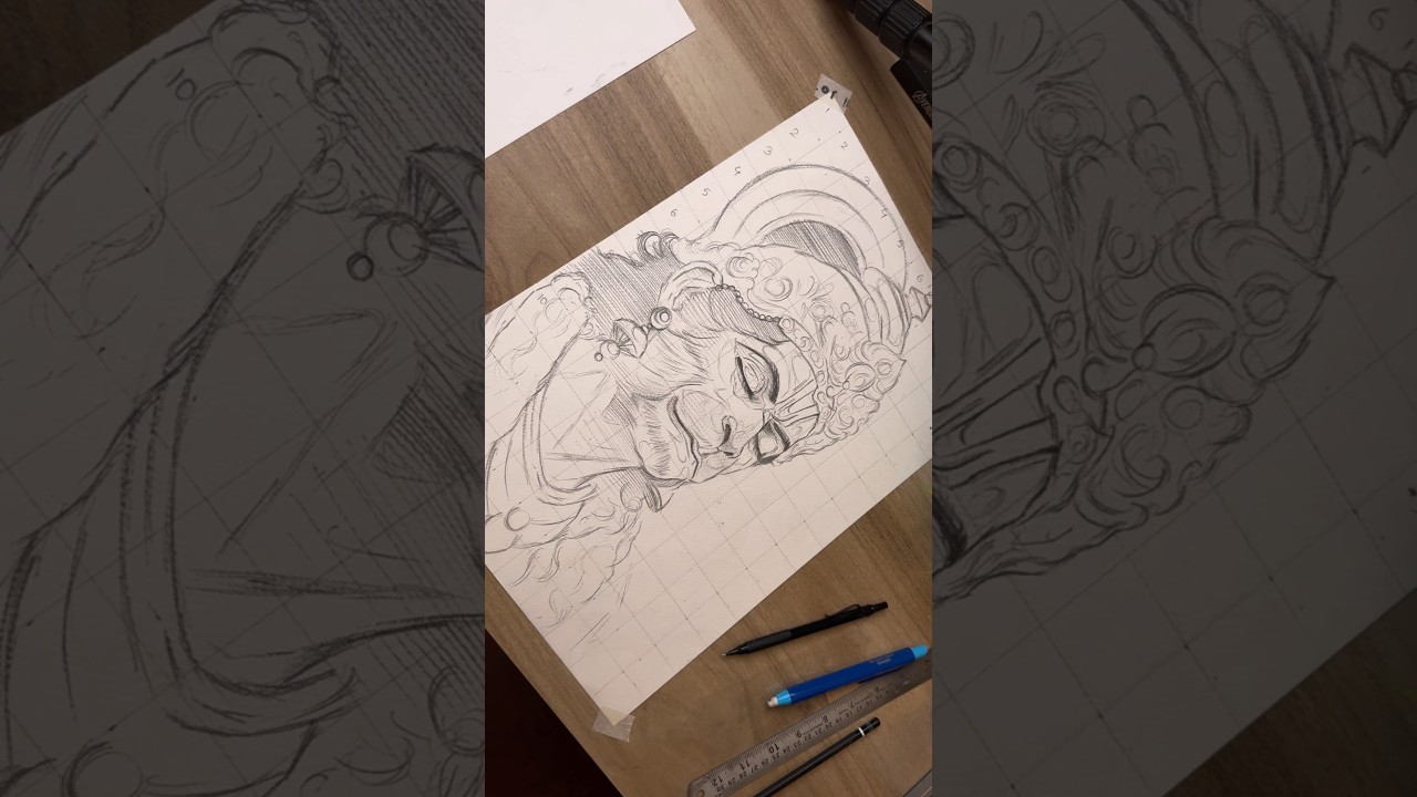 Hanuman Ji Drawing, #shorts #art #drawing #hanumanji