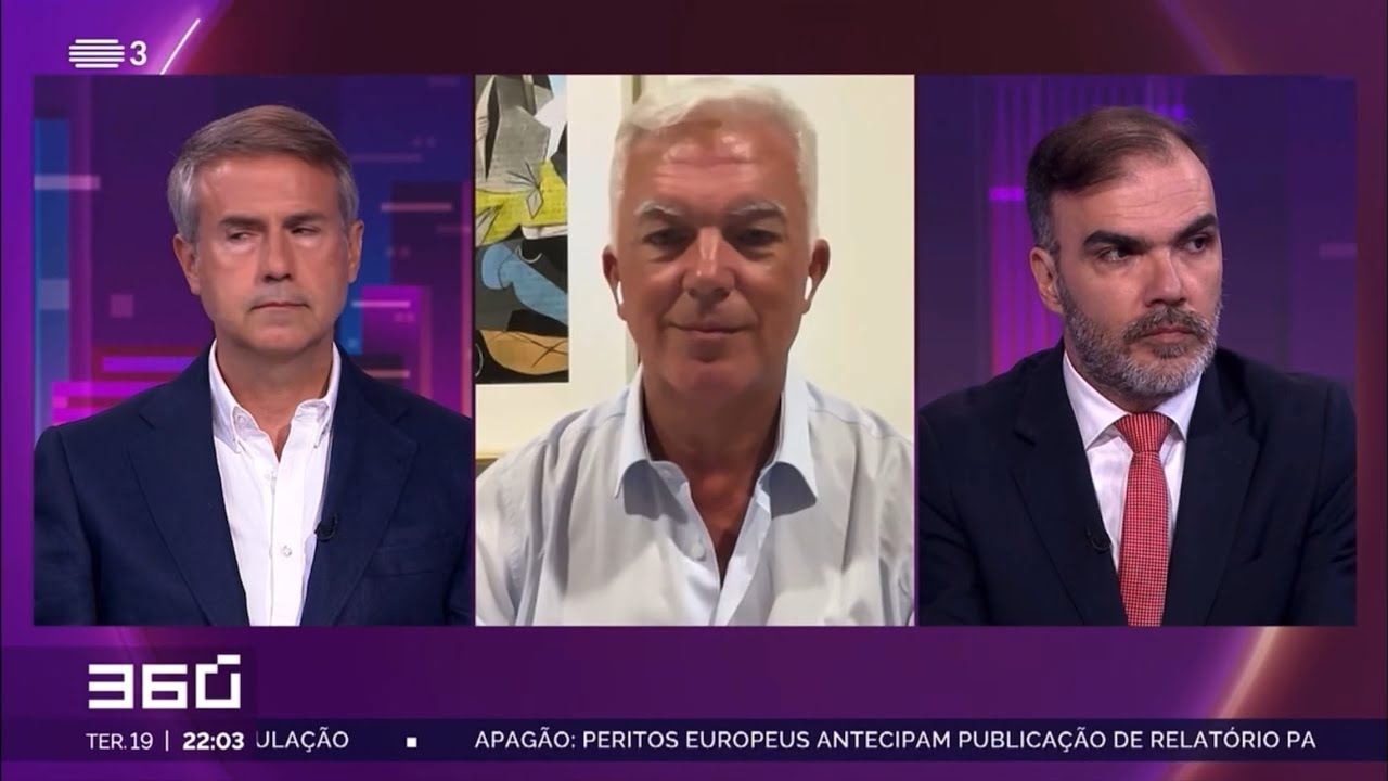 Até fiquei engasgado, pegou fogo na RTP