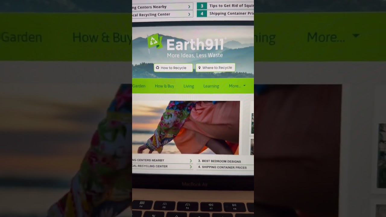 STOP! Don't throw away ANYTHING before visiting this website -- Earth911.com.
