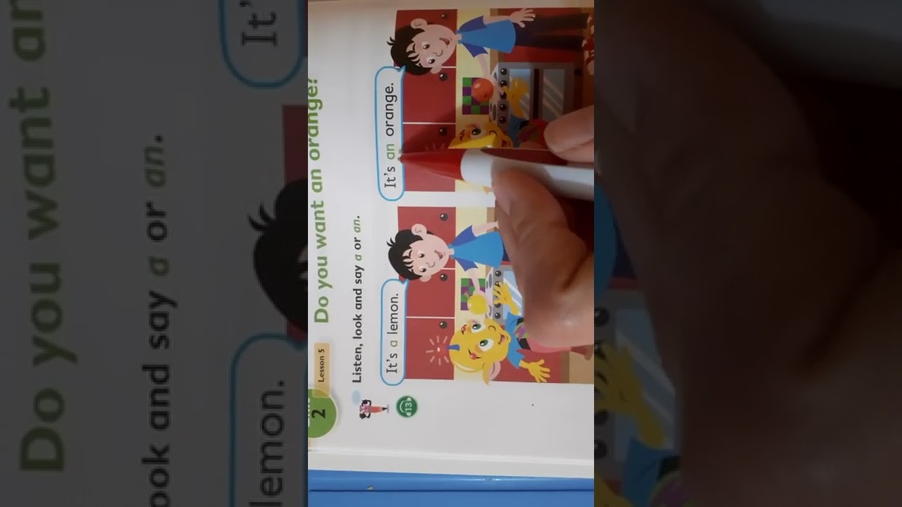 انكليزي الصف الثاني الابتدائي اليونت الثاني  الدرس الخامس صفحة 20