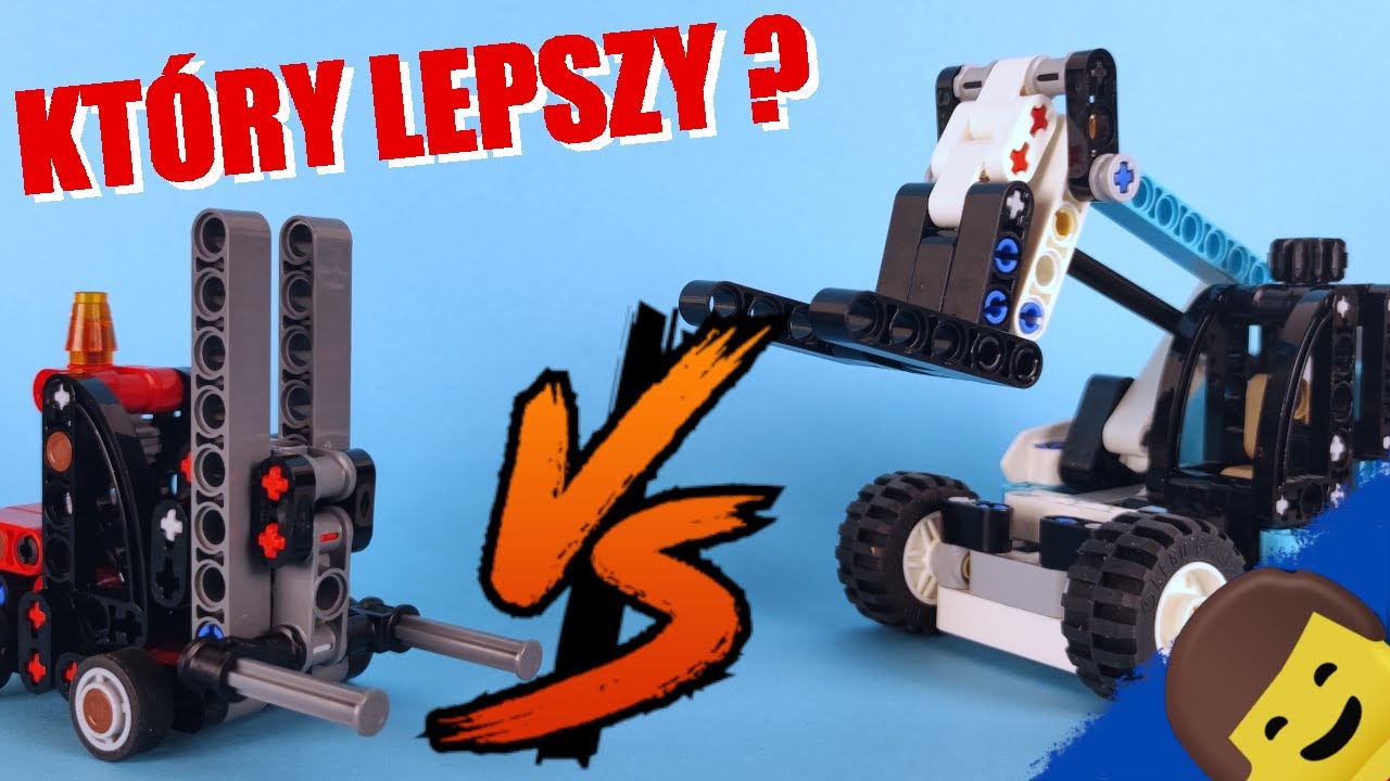 Który wózek widłowy z LEGO jest lepszy ?