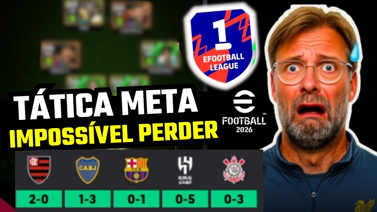 🔥 EFOOTBALL 2026: A MELHOR TÁTICA IMBATÍVEL PARA VENCER MAIS!