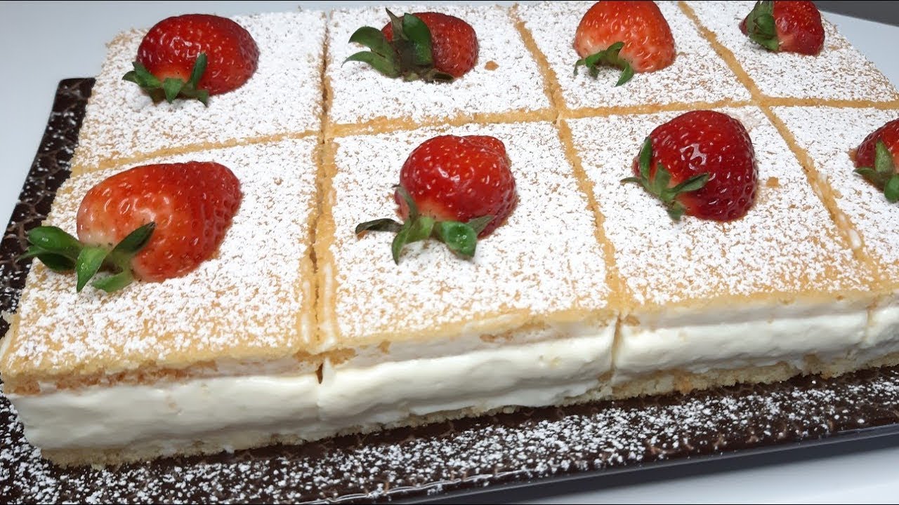 Non mi stanco di fare questa deliziosa torta cremosa! Ricetta facile e semplice