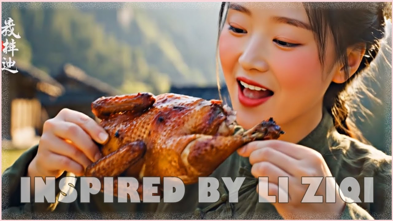 How Do People Live and Cook in the Mountains? 🍃 A Day with Black Chicken (Li Ziqi Style)