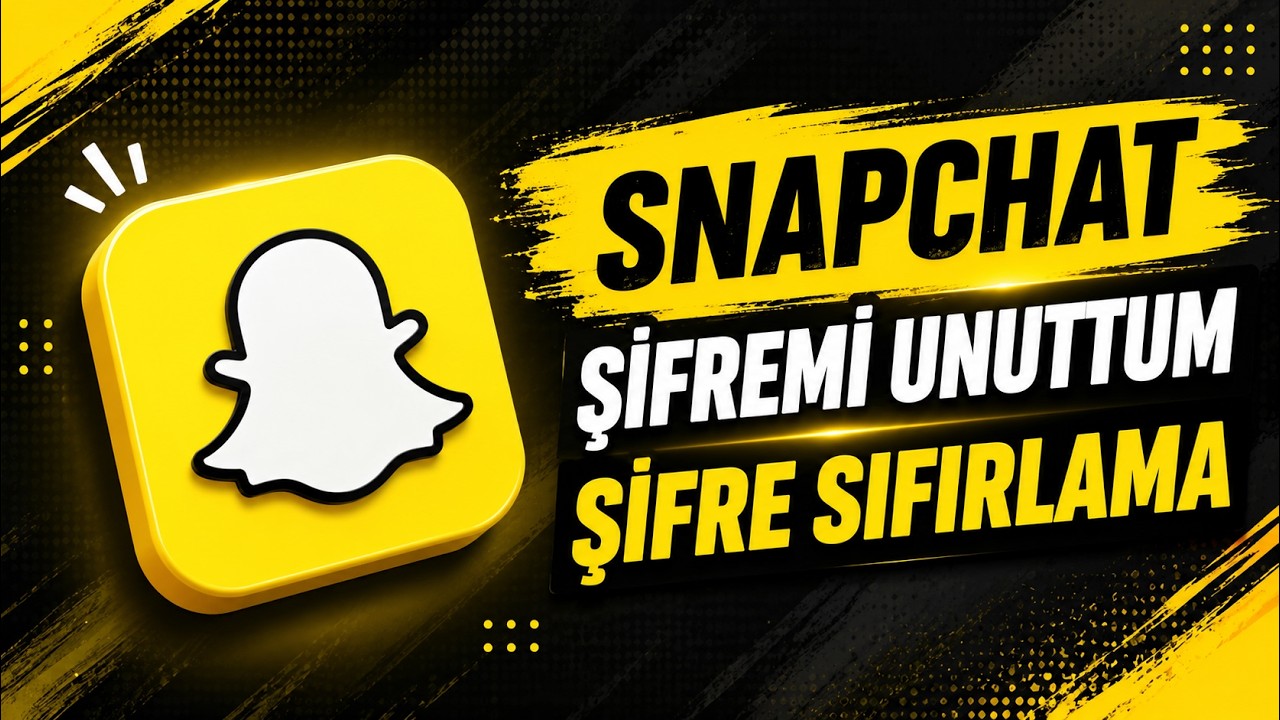 SNAPCHAT ŞİFREMİ UNUTTUM - ŞİFRE SIFIRLAMA 2024