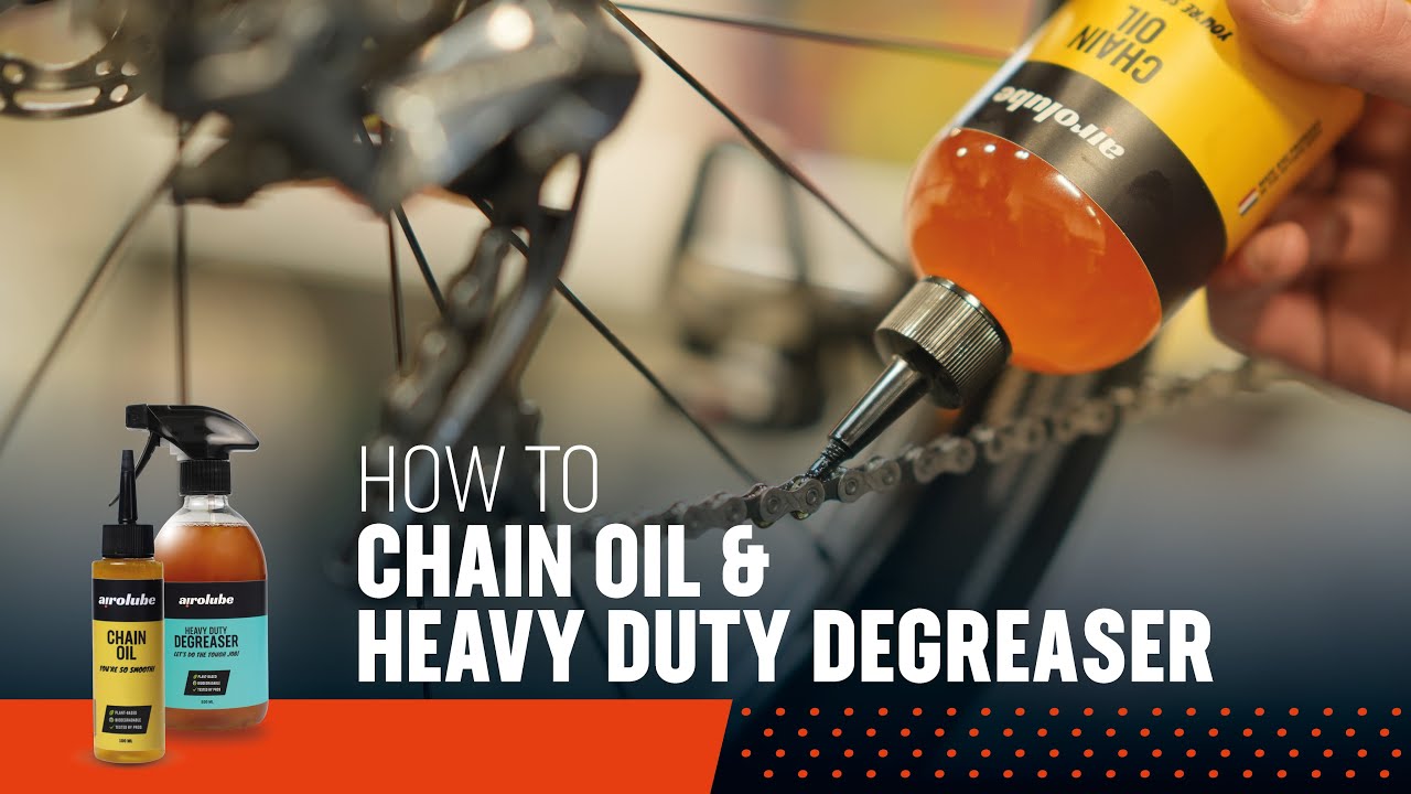 How to use Airolube Chain Oil + Airolube Heavy Duty Degreaser