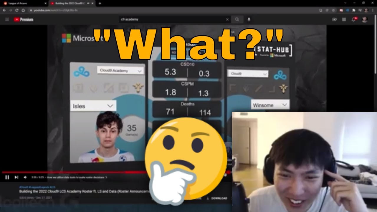 Doublelift Reacts C9 Data Analysts on Support Roles