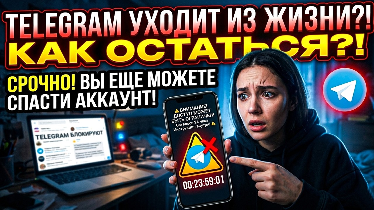 КАК ОСТАТЬСЯ В TELEGRAM ПОСЛЕ 1 АПРЕЛЯ ?❌