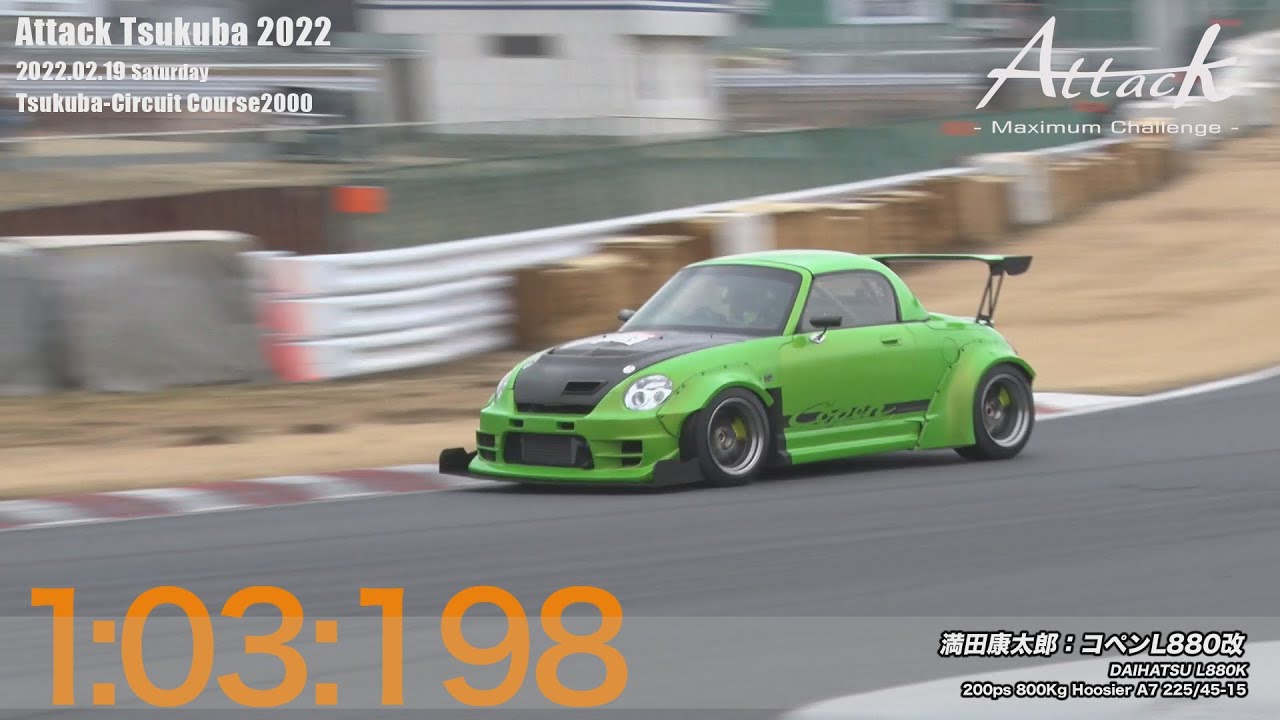 -Attack Tsukuba 2022-「満田康太郎/コペンL880改」L880K